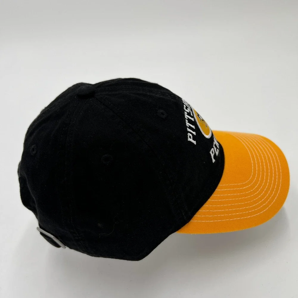 Adidas Pittsburgh Penguins NHL Baseball Cap Hat Black Gold Adjustable Cotton‎